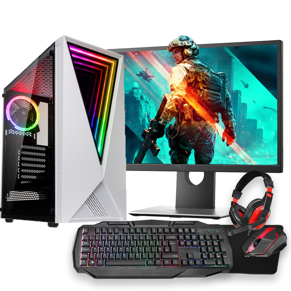 Intel Core i5-14500 Gaming PC Bundle 16GB RAM 8GB RTX5050 Graphics Card 1TB M.2 SSD - Windows 11