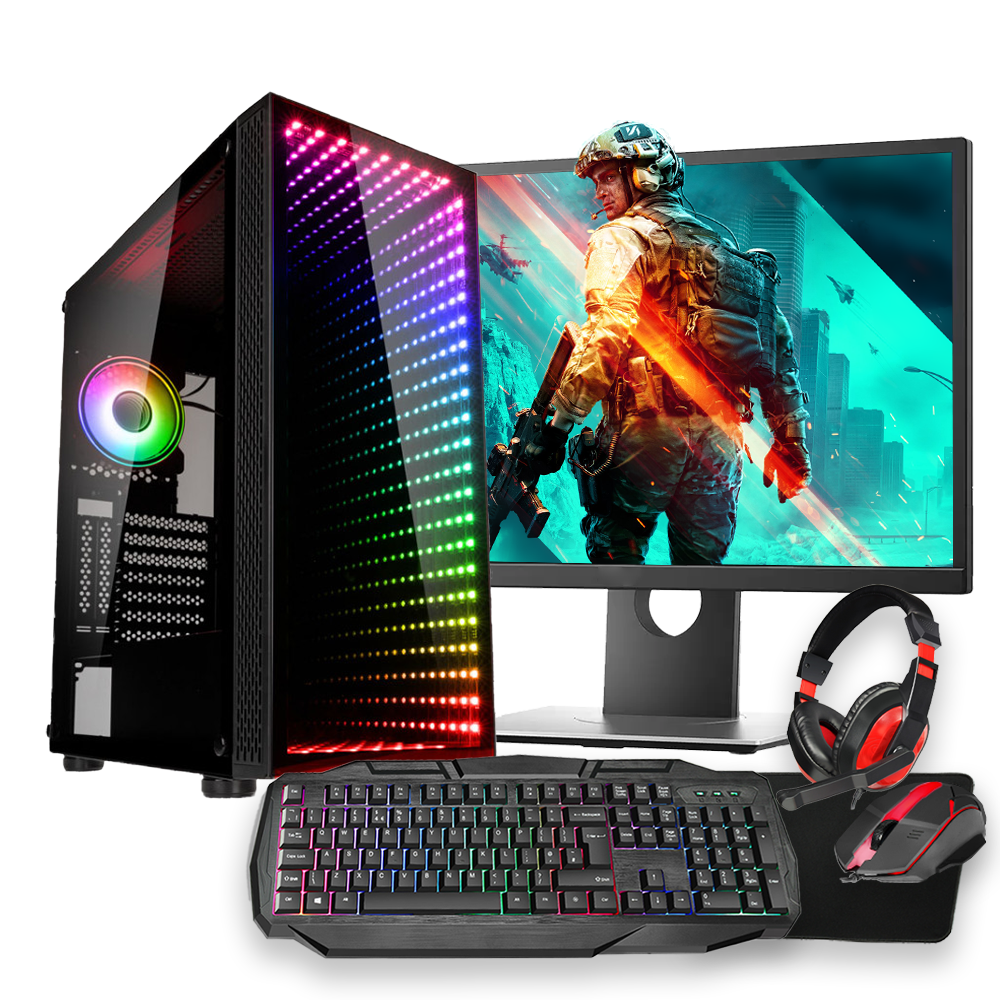 Intel Core i9-12900K Gaming PC Bundle 16GB RAM 8GB RTX5050 Graphics Card 1TB M.2 SSD - Windows 11