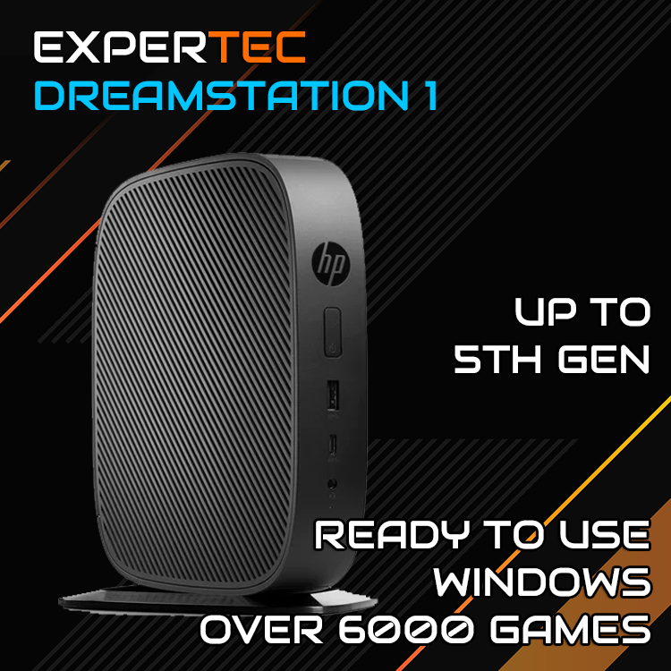 DreamStation 1 - Retro Gaming Console / Mini Computer - Over 6000 Games - Windows - 5th Generation and below