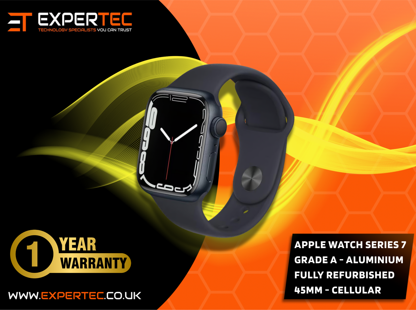 Apple Watch Series 7 - Aluminum 45mm Cellular