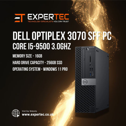 Dell OptiPlex 3070 SFF PC Core i5-9500 3.0GHz 16GB 1TB SSD Windows 11 Pro
